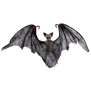 Morcego Marrom Para Pendurar Com Luz 36cm - 1 Un