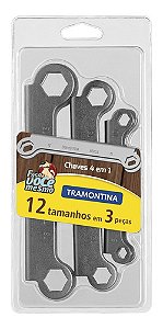 Chave Boca Faça Você Mesmo De Aperto Tramontina 4 Em 1