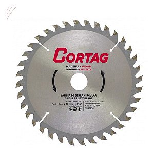 Disco Serra Circular Madeira 300 X 30 Mm 36 Dentes Cortag
