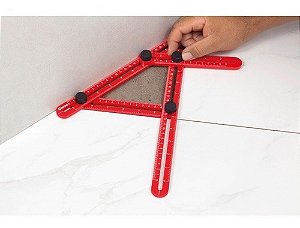 Esquadro Gabarito Angular Marcação Pvc Corte/ Medida Cortag