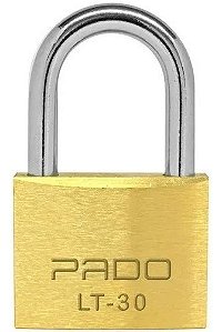 Kit 2 Cadeado Pado De Latão  Lt - 30mm  Não Enferruja