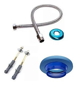 Kit Instalação Para Bacia Com Caixa Acoplada  Aço