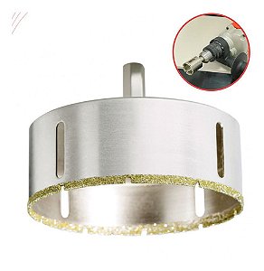 Serra Copo Diamantado 102mm P/ Porcelanato Cerâmica Mármore