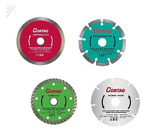Disco Diamantado 3 Und Eco 110mm + 1 Disco Mad Wood  Cortag