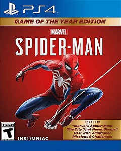 Marvels Spider-Man Game of the Year Edition PS4 Mídia Digital