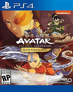 Avatar The Last Airbender: Quest for Balance PS4 Mídia Digital