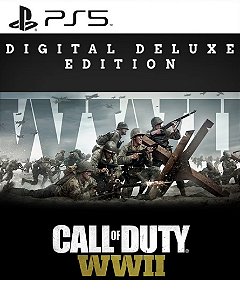 Call of Duty: WWII Digital Deluxe PS5 Mídia Digital
