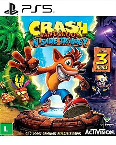 Crash Bandicoot N. Sane Trilogy PS5 Mídia Digital
