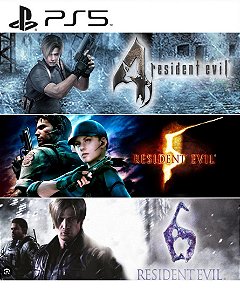 Resident Evil Pacote Triplo PS5 Mídia Digital