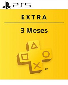 PlayStation Plus Extra 3 meses PS5 - Mídia Digital ( Leia a Descrição )