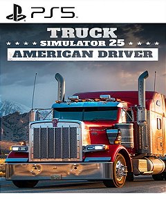 Truck Simulator 25 American Driver PS5 Mídia Digital