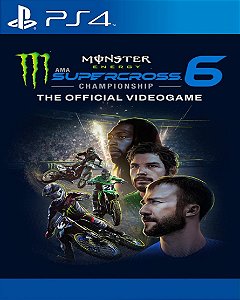 Monster Energy Supercross - The Official Videogame 6 PS4 Mídia Digital