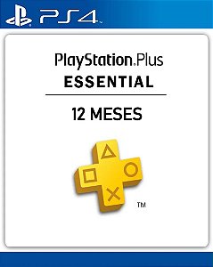 PlayStation Plus Essencial 12 Meses PS4 - Mídia Digital ( Leia a Descrição )