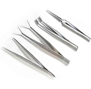 Kit 4 Pinças Em Aço Ferramenta para Artesanato - Western