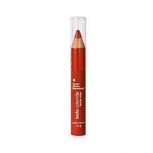 Lápis Multifuncional Laranja Verão QDB 1,2g