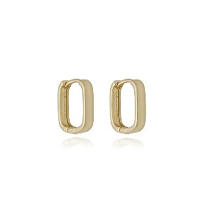 Brinco Argola Dourada Pequena Fosca Ouro 18k