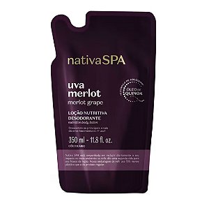 Refil Loção Nutritiva Desodorante Nativa Spa Uva Merlot 350ml