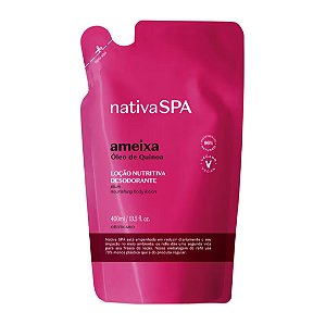 Refil Nativa SPA Loção Desodorante Hidratante Corporal Ameixa 400ml