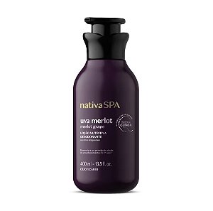 Loção Nutritiva Desodorante Nativa Spa Uva Merlot 400ml