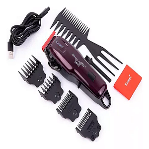 Cortador De Cabelos Profissional Kemei Km-2600