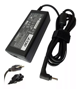 Fonte Para Notebook Acer Aspire 3 19v 3,42a 65w Pino Fino F