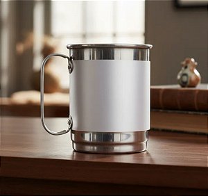 Caneca 500ml Em Alumínio P/ Sublimação Kit 12 Unid