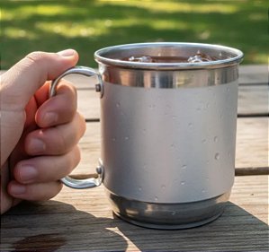 Caneca Alumínio 400ml P/ Sublimação em prensa tradicional 11oz - Kit 40 Canecas