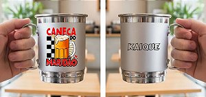 Caneca 500ml Em Alumínio Personalizada - Solicite Orçamento
