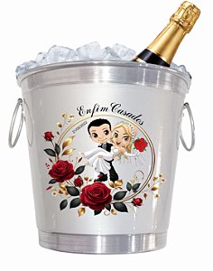 Balde De Gelo 4lts Alumínio Personalizado sem limite de cores