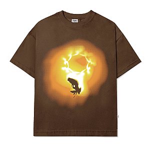Camiseta Barra Crew Espectro Marrom