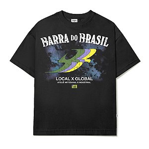 Camiseta Barra Crew Souvenir Preto