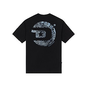 Camiseta Disturb Fingerprint Black
