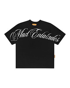 Camiseta Mad Enlatados Cursiva Preto