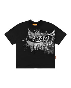 Camiseta Mad Enlatados De Ladinho Preto