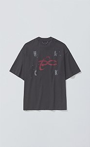 Camiseta Quadro Creations Activities Boxy Dark Grey