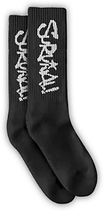 Meia Survival Spray Preto