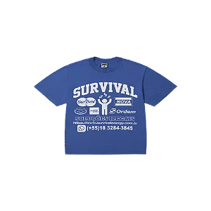 Camiseta Survival Soluções Azul