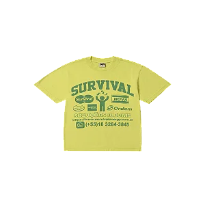 Camiseta Survival Soluções Amarelo