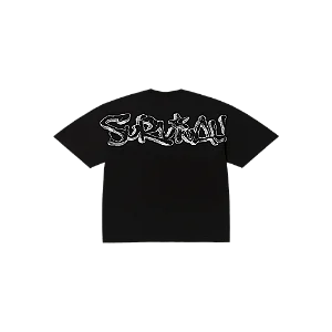 Camiseta Survival Spray Rascunho Preto