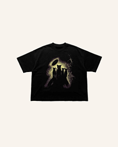 Camiseta Egho Alcateia Boxy Black