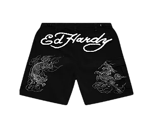 Bermuda Ed Hardy x Matue "Dragon" Preto