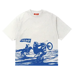 Camiseta Bussfly Deixa O Cavalo Correr Off White