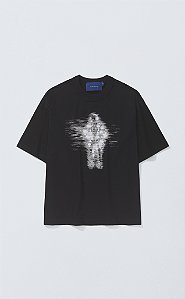 Camiseta Quadro Creations Data Robot Boxy Black