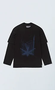 Camiseta Quadro Creations Double Tee Avenue Boxy Ml