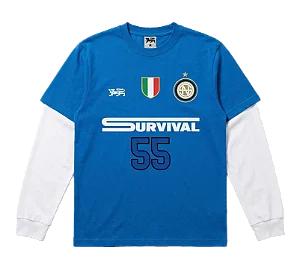 Manga Longa Dupla Survival Inter Azul
