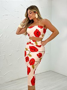 CONJUNTO PALOMA SAIA MIDI + CROOPED