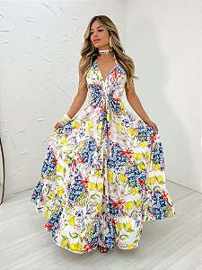 VESTIDO LONGO INDIANO