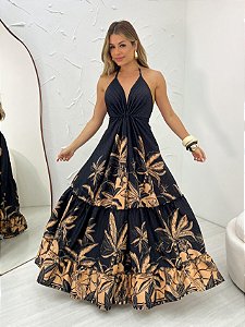 VESTIDO LONGO INDIANO