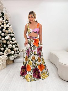 CONJUNTO SAIA 3 MARIAS + CROPPED LAVINIA