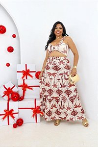 CONJUNTO SAIA 3 MARIAS + CROPPED LAVINIA